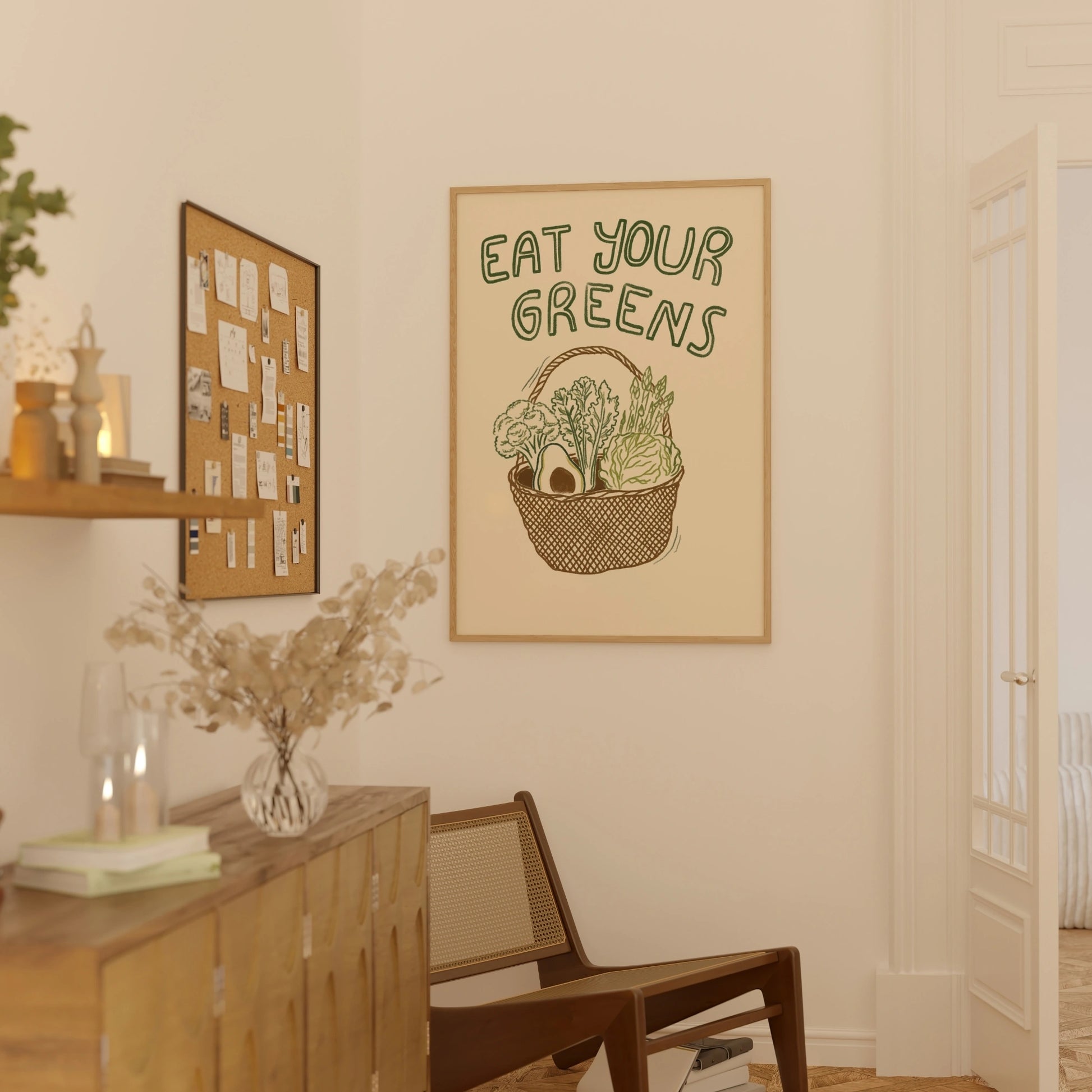 Retro Vegetable Print