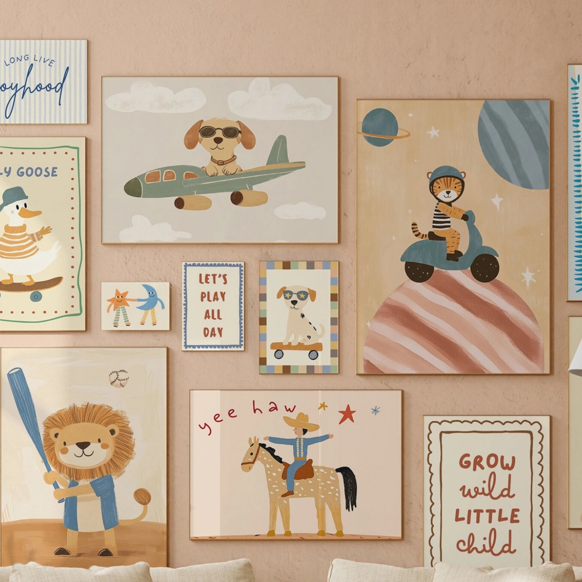 Handmade Boy Nursery, over 100 prints