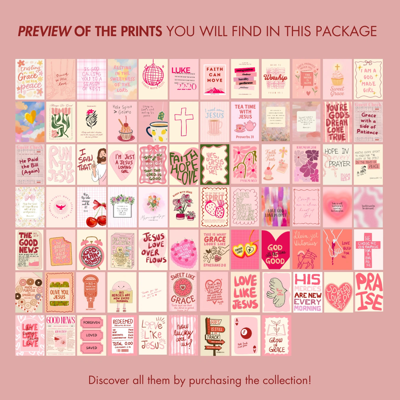 Handmade Whole Christian Decor, over 550 prints