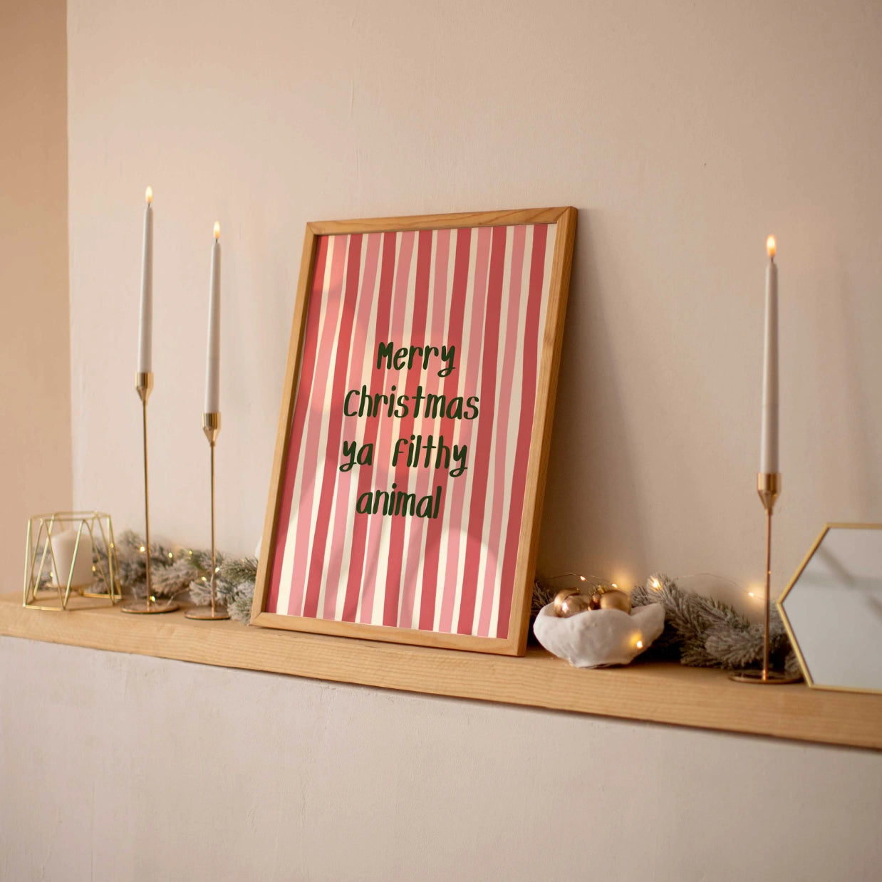 Funny Christmas Quote Poster