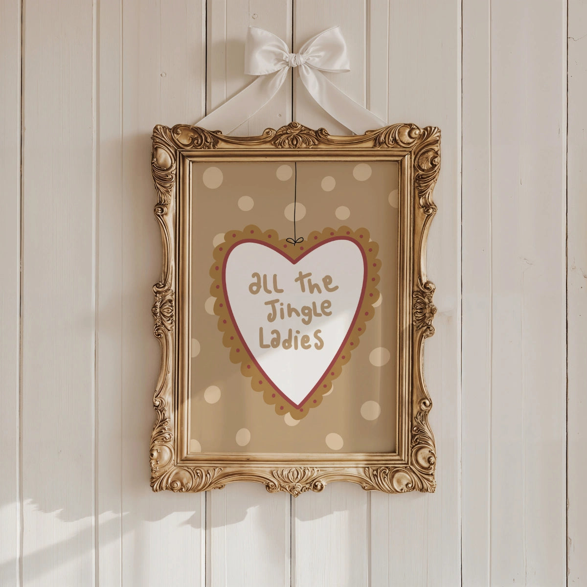 All the Jingle Ladies Christmas Print