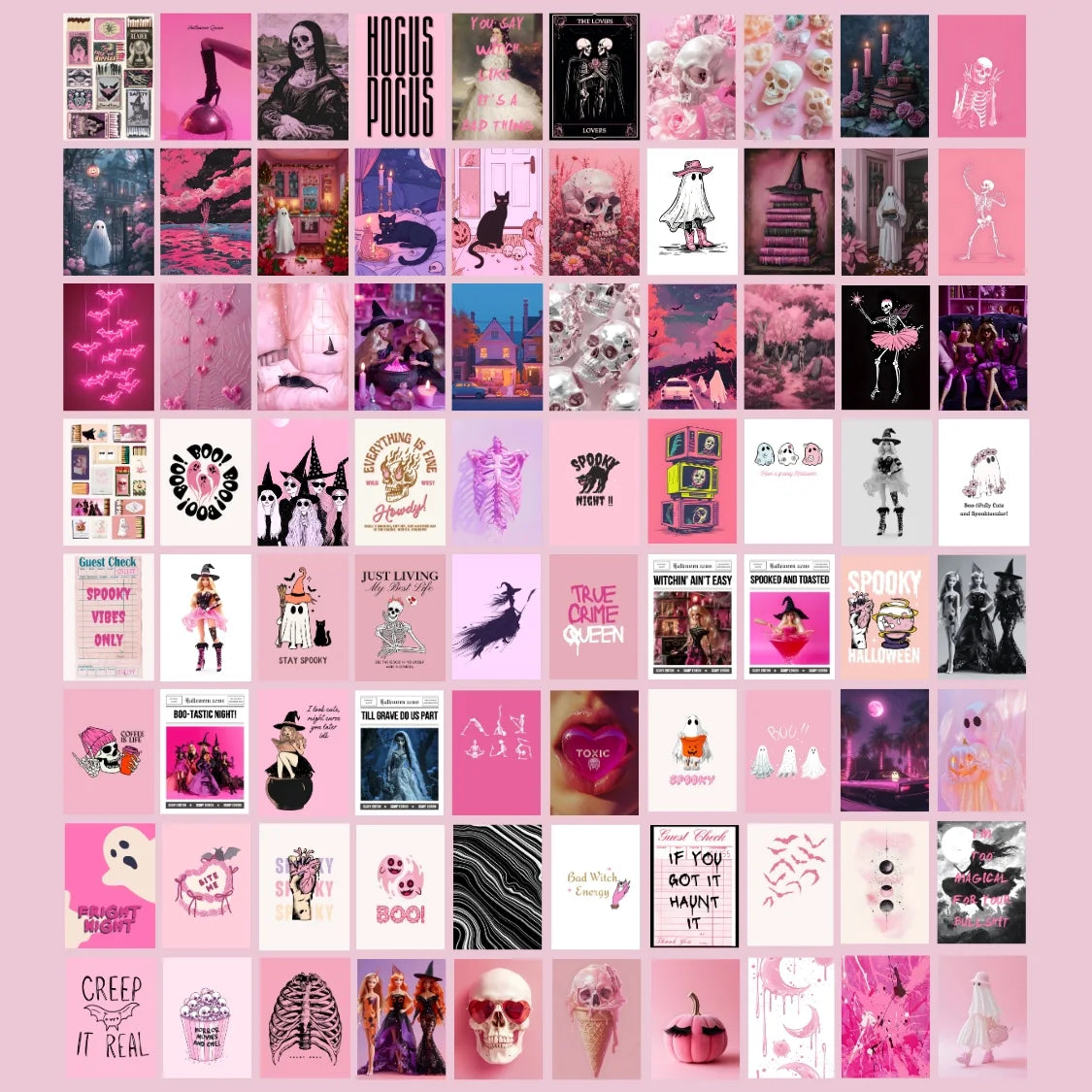 Halloween rosa, oltre 250 stampe