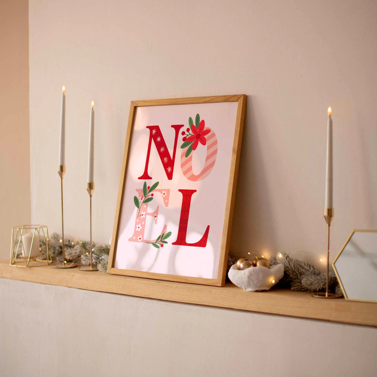 Feminine Festtagsdekoration