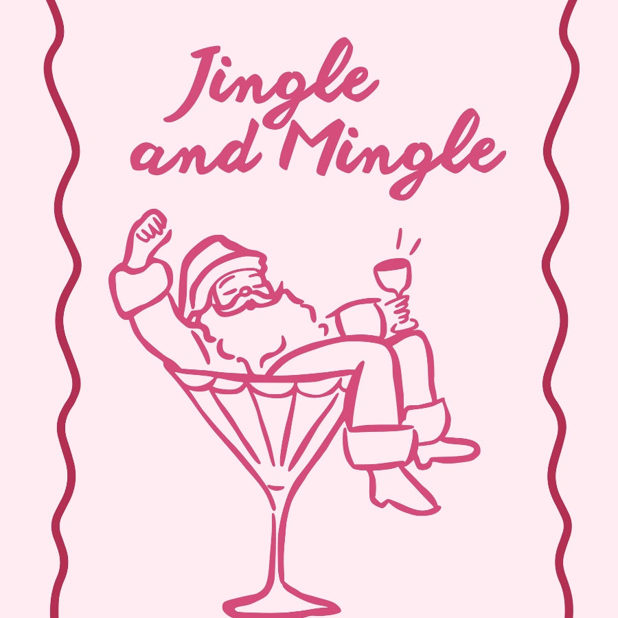 Jingle and Mingle – Holiday Party Quote Print