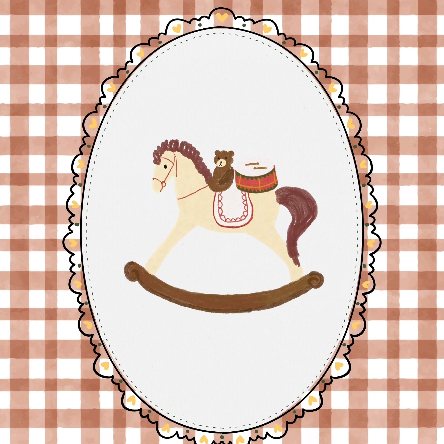 Vintage Rocking Horse