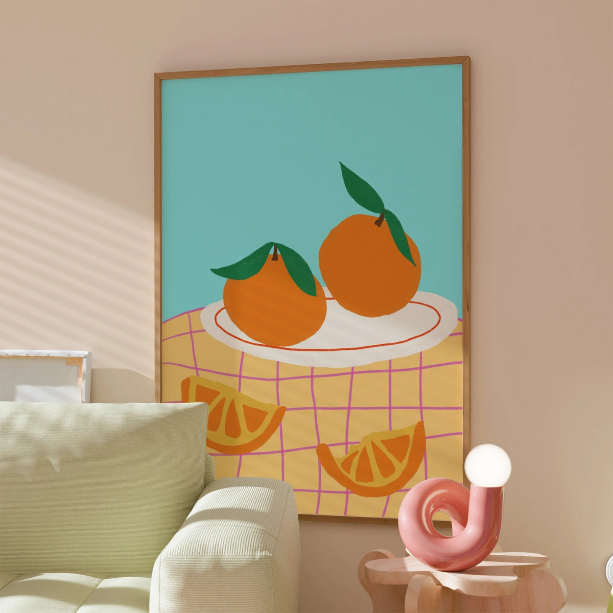 Orange Fruit Wall Art - Summer Citrus Print