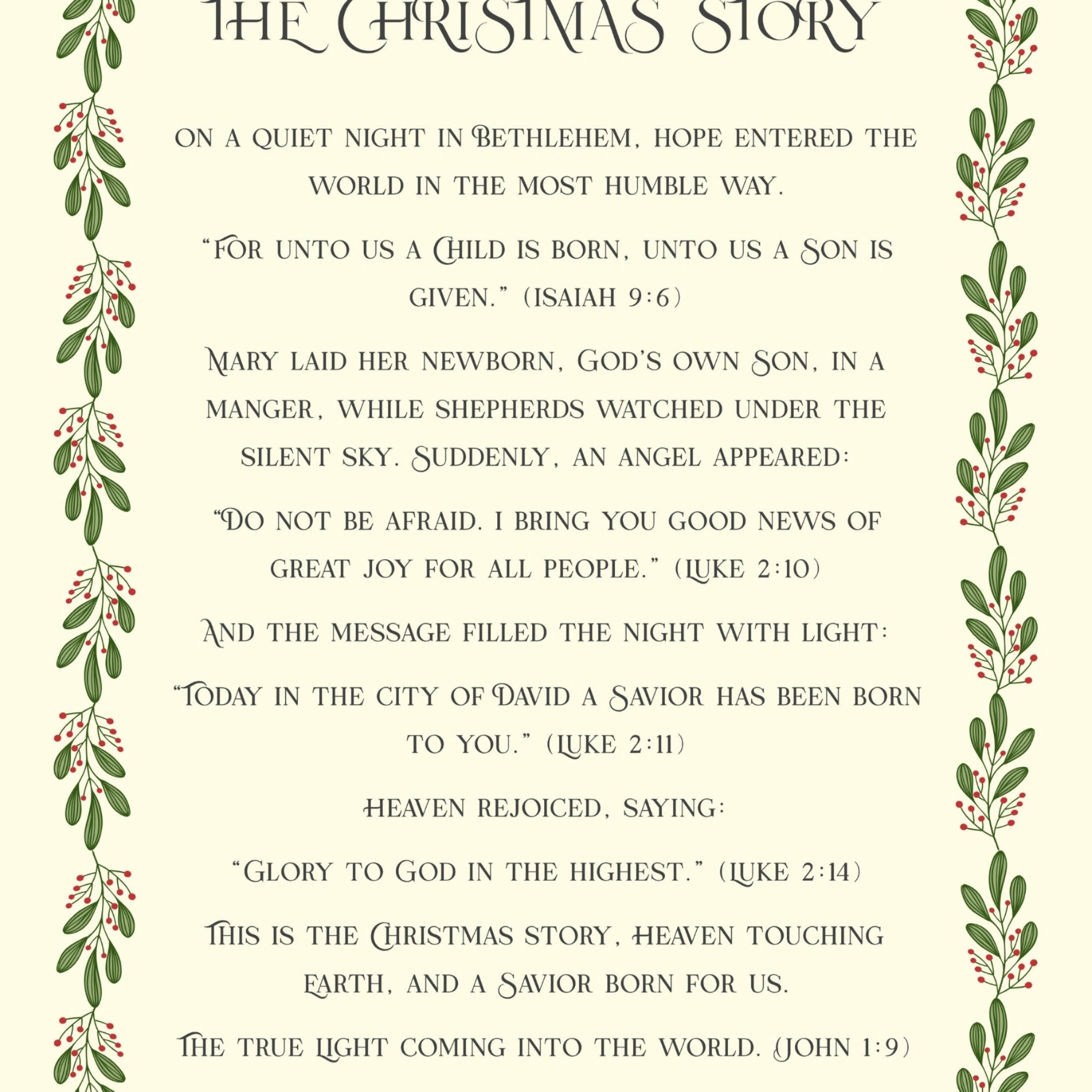 Faith Filled Nativity