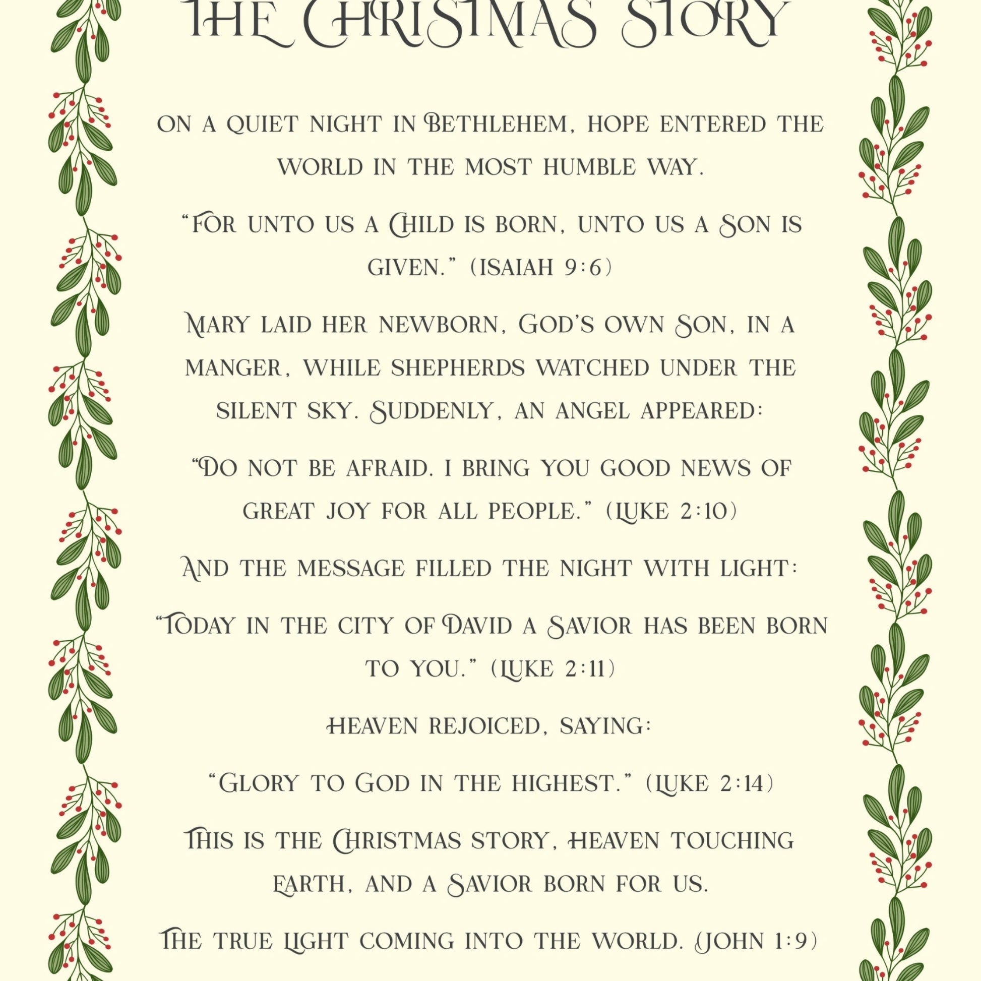 Faith Filled Nativity