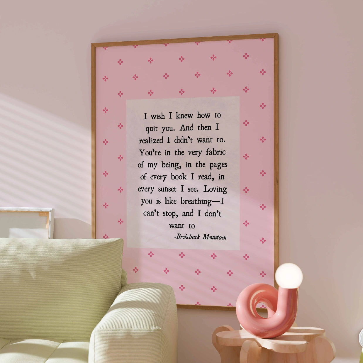 Brokeback Mountain  – Romantic Bookish Poster