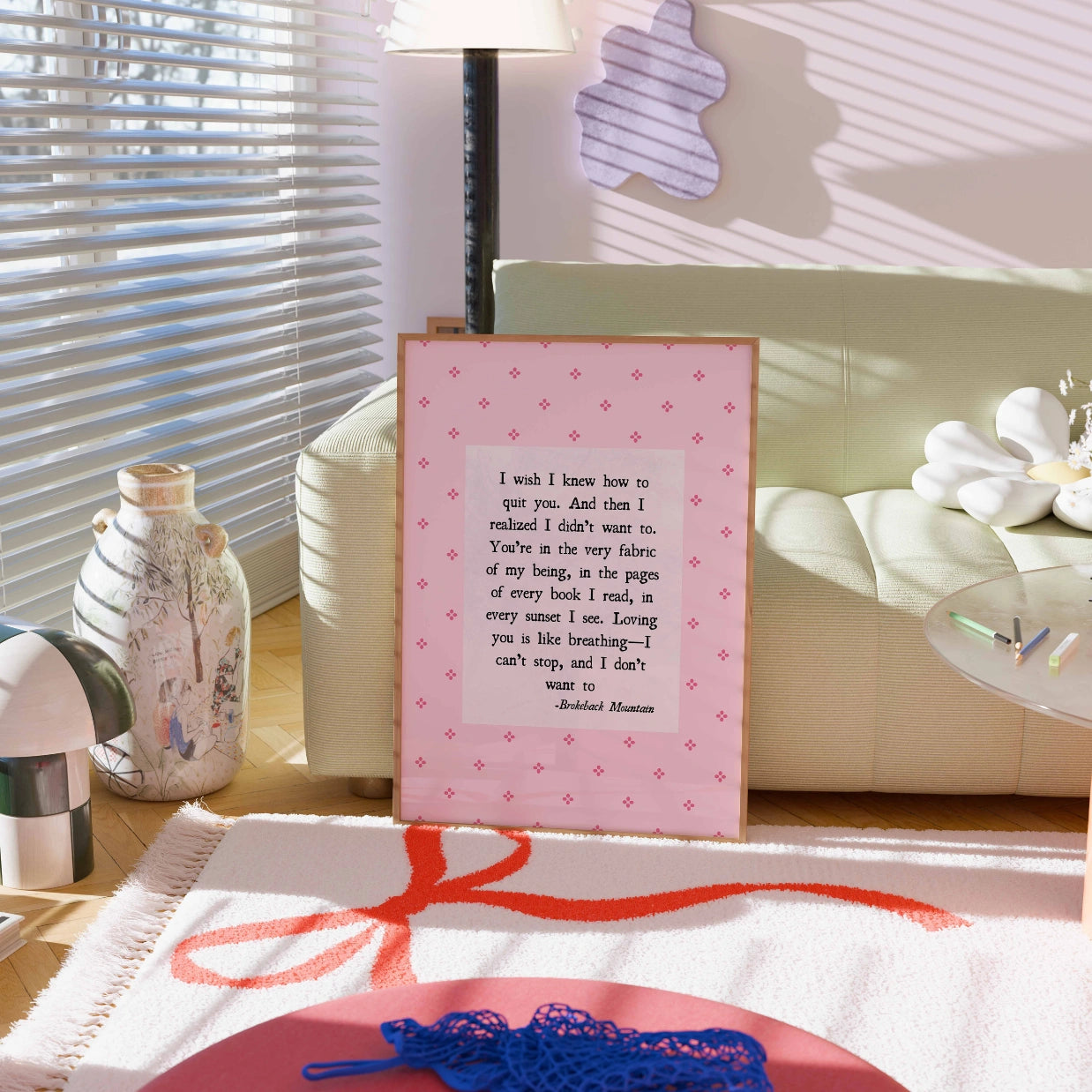 Brokeback Mountain  – Romantic Bookish Poster