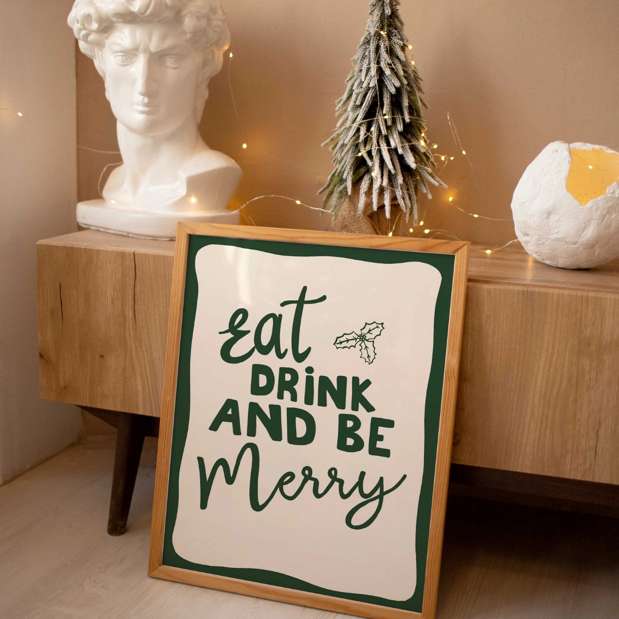 „Essen, Trinken und Fröhlich sein“-Poster