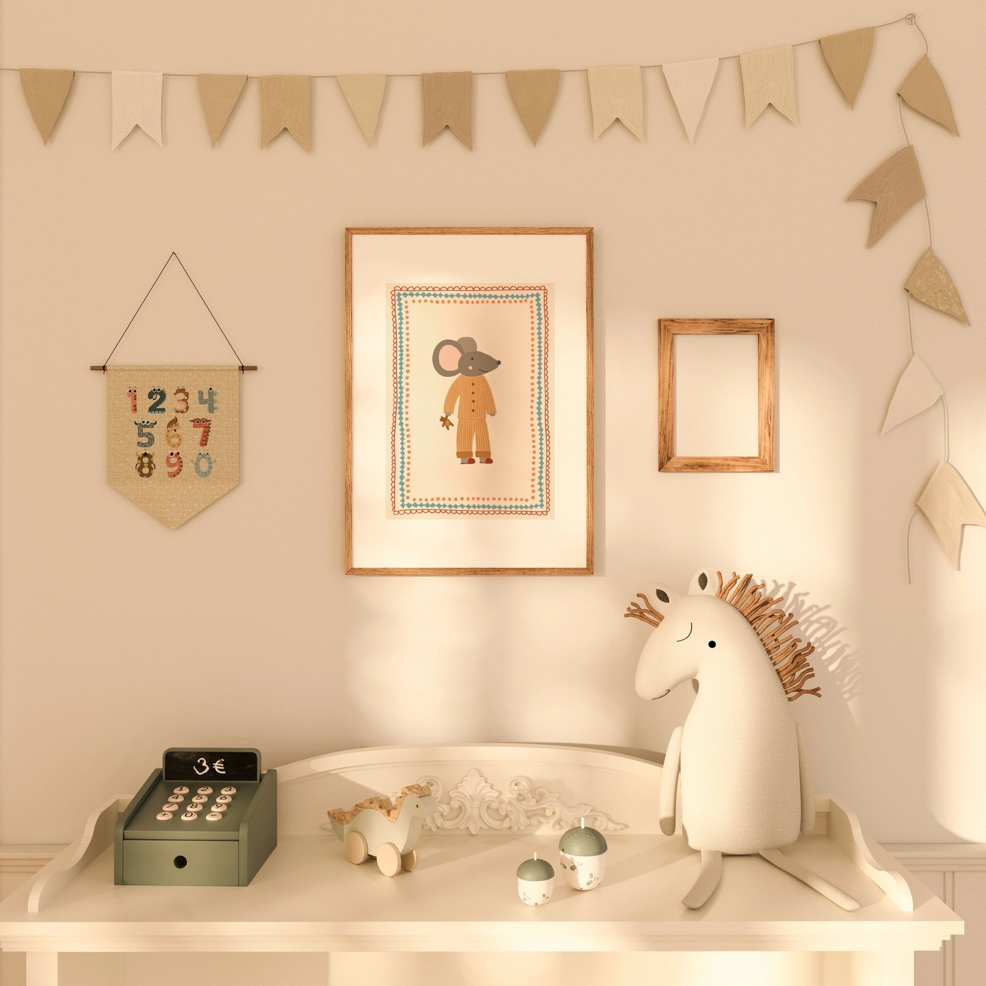 Cute Bedtime Baby Room Poster