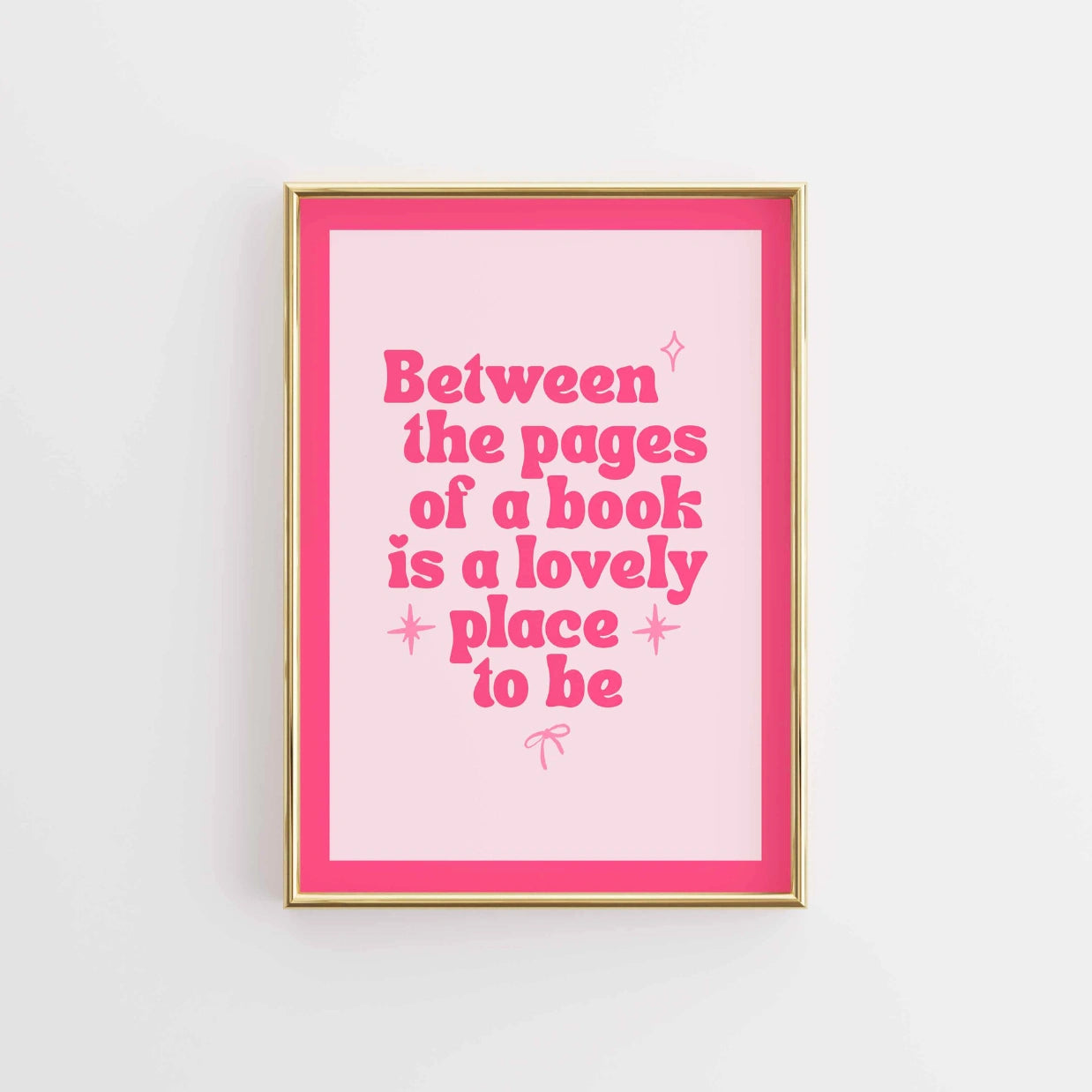 Between the Pages – Lovely Bookish Print
