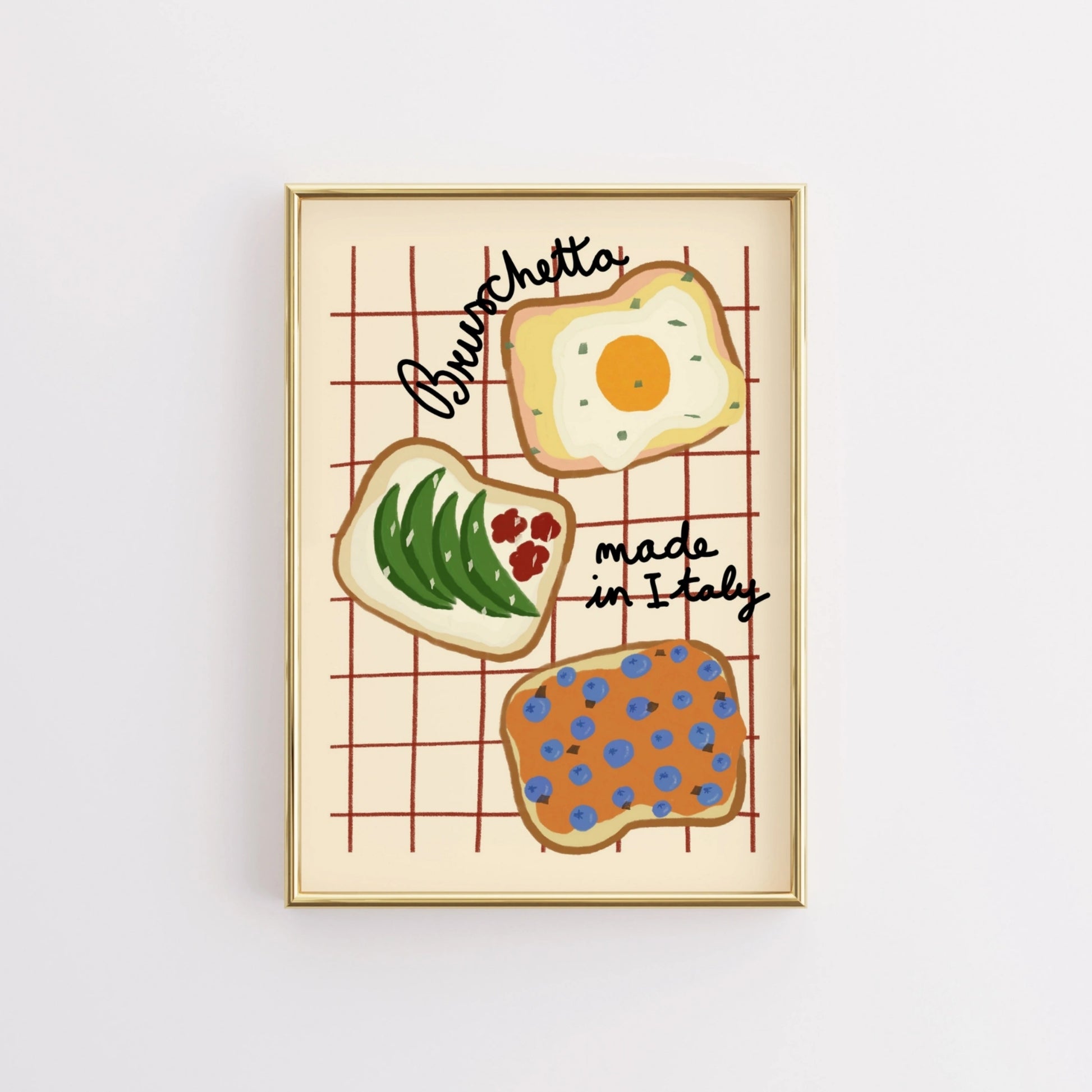 Retro Mediterranean Print