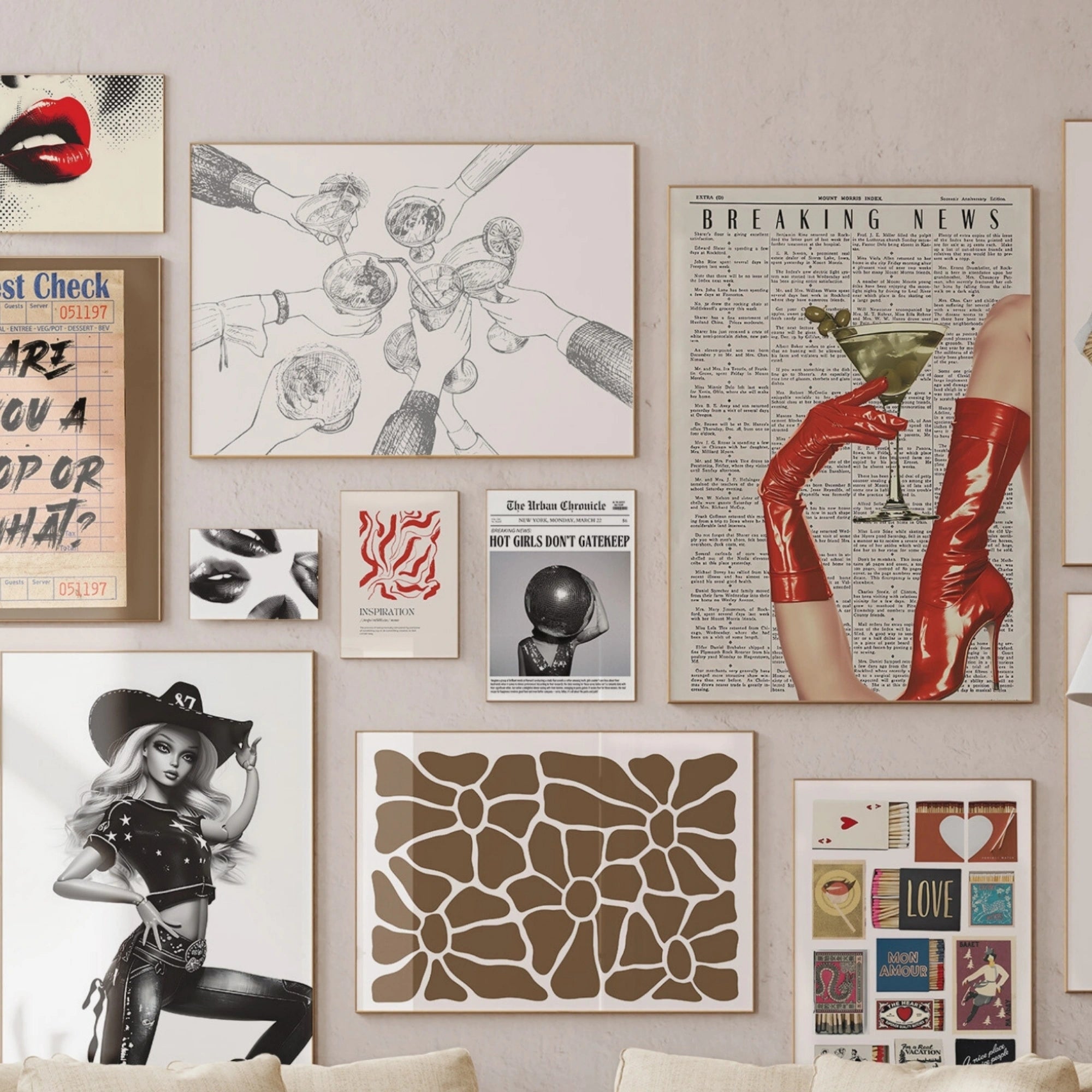 Retro Trendy, over 150 prints