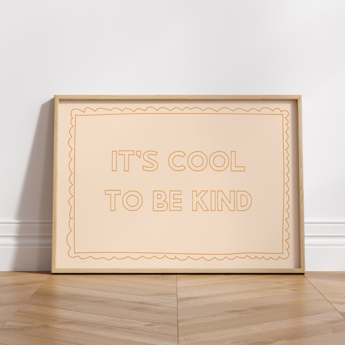 It’s Cool to Be Kind Nursery Print – Positive Quote Wall