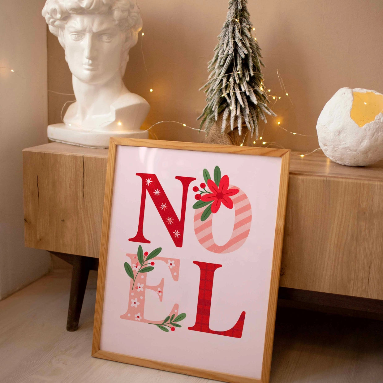 Feminine Festtagsdekoration