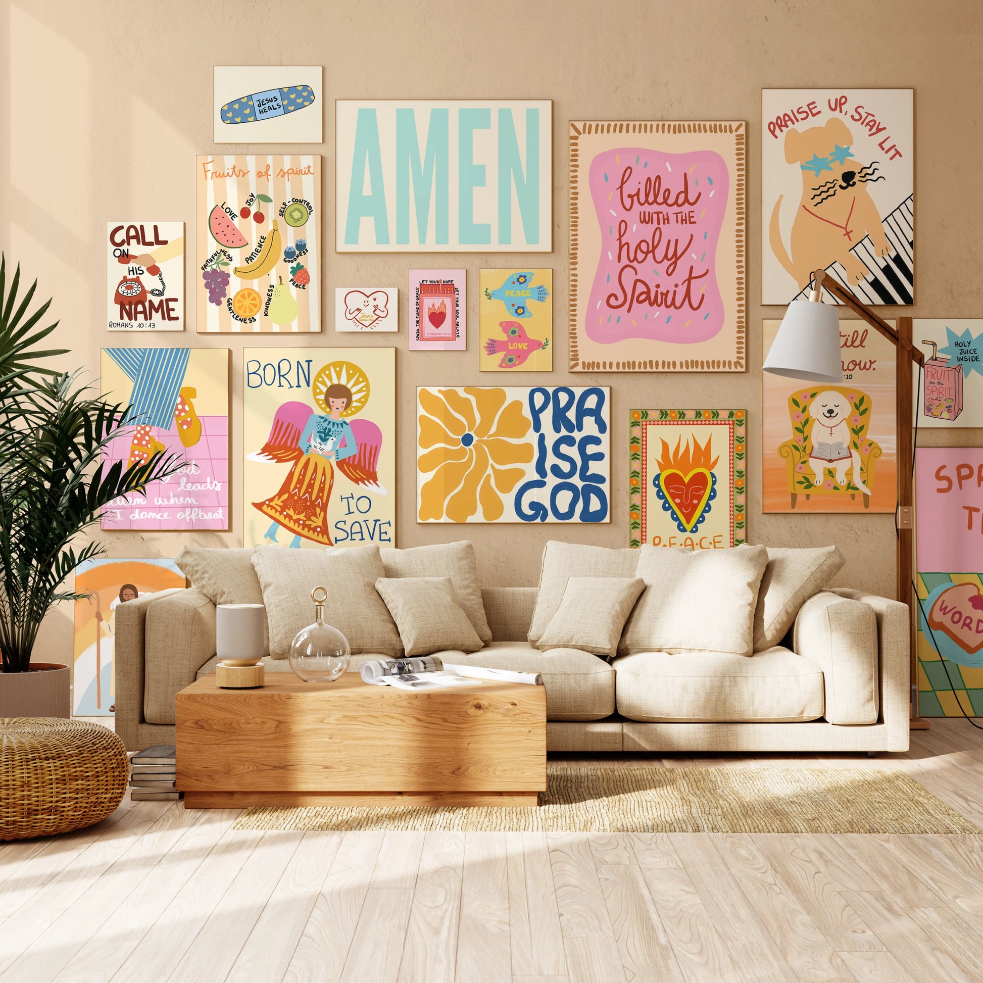 Handmade Christian Decor, over 250 prints