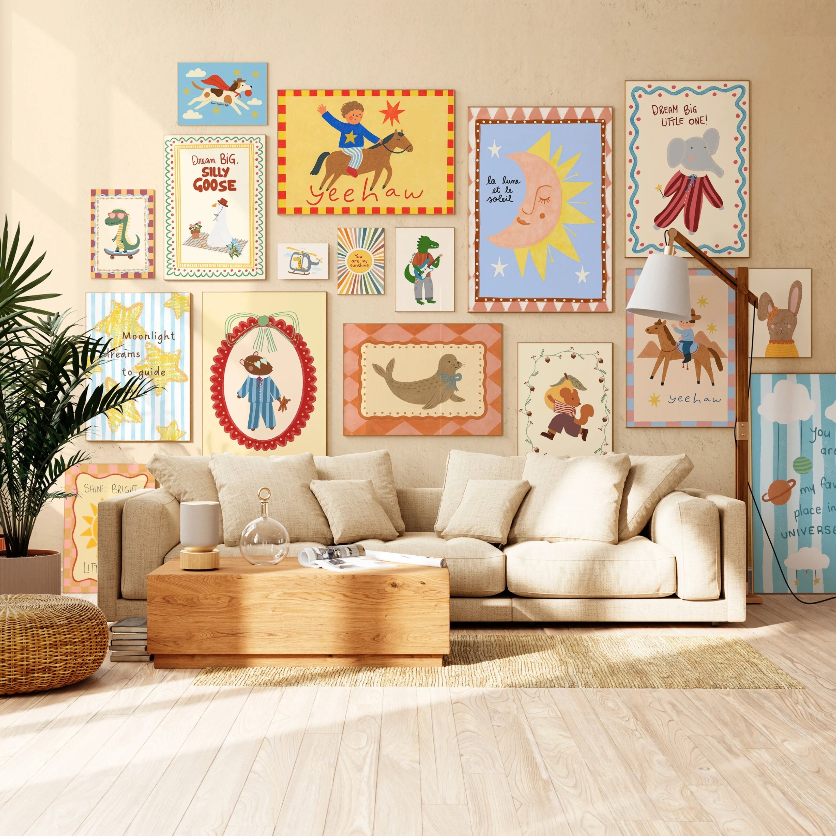 Handmade Nursery Decor, over 120 prints