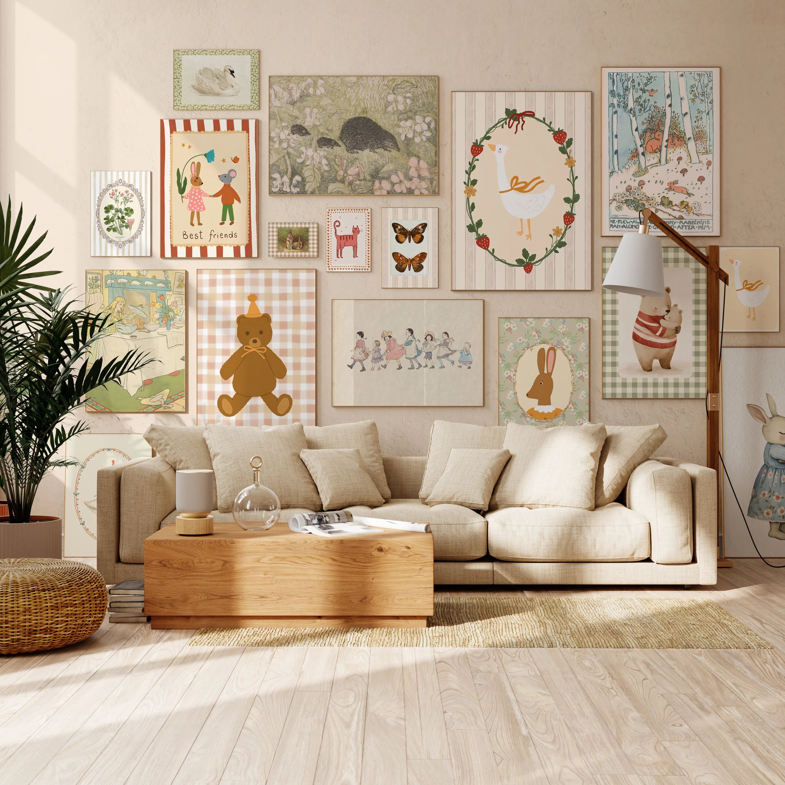 Handmade Vintage Nursery, over 140 prints