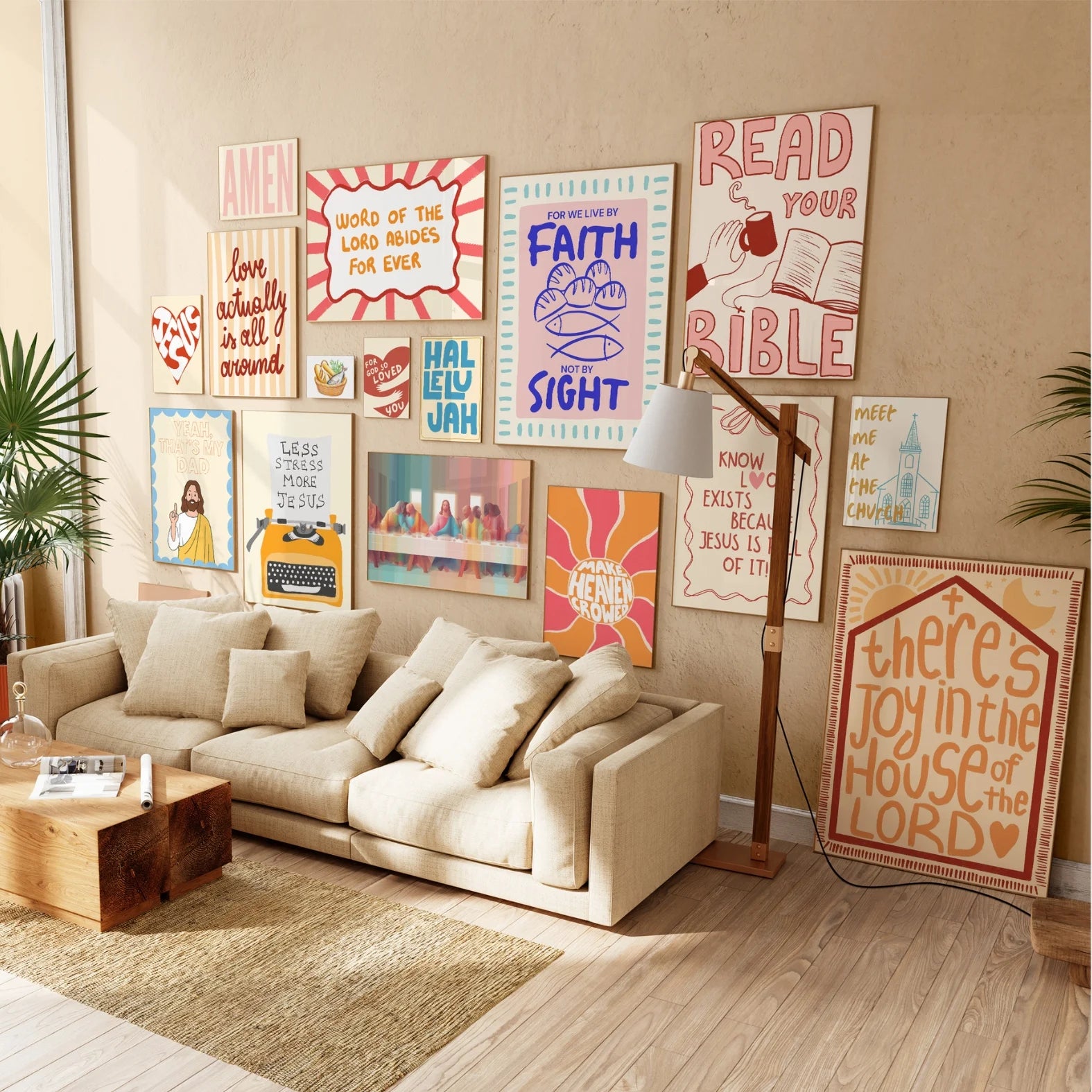 Handmade Christian Decor, over 250 prints