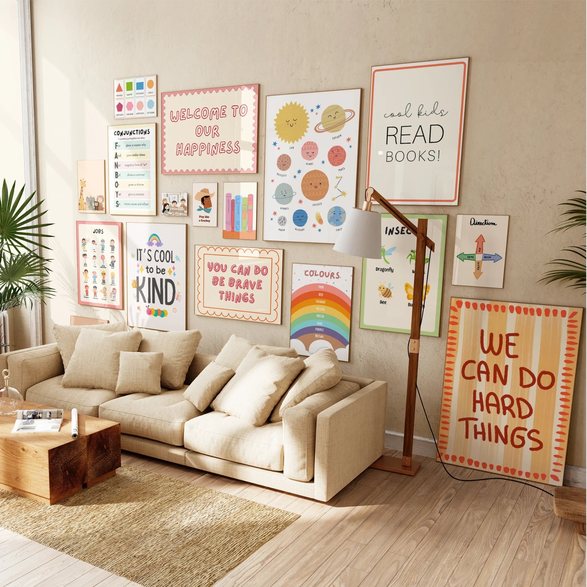 Handmade Educational Nursery, over 100 prints