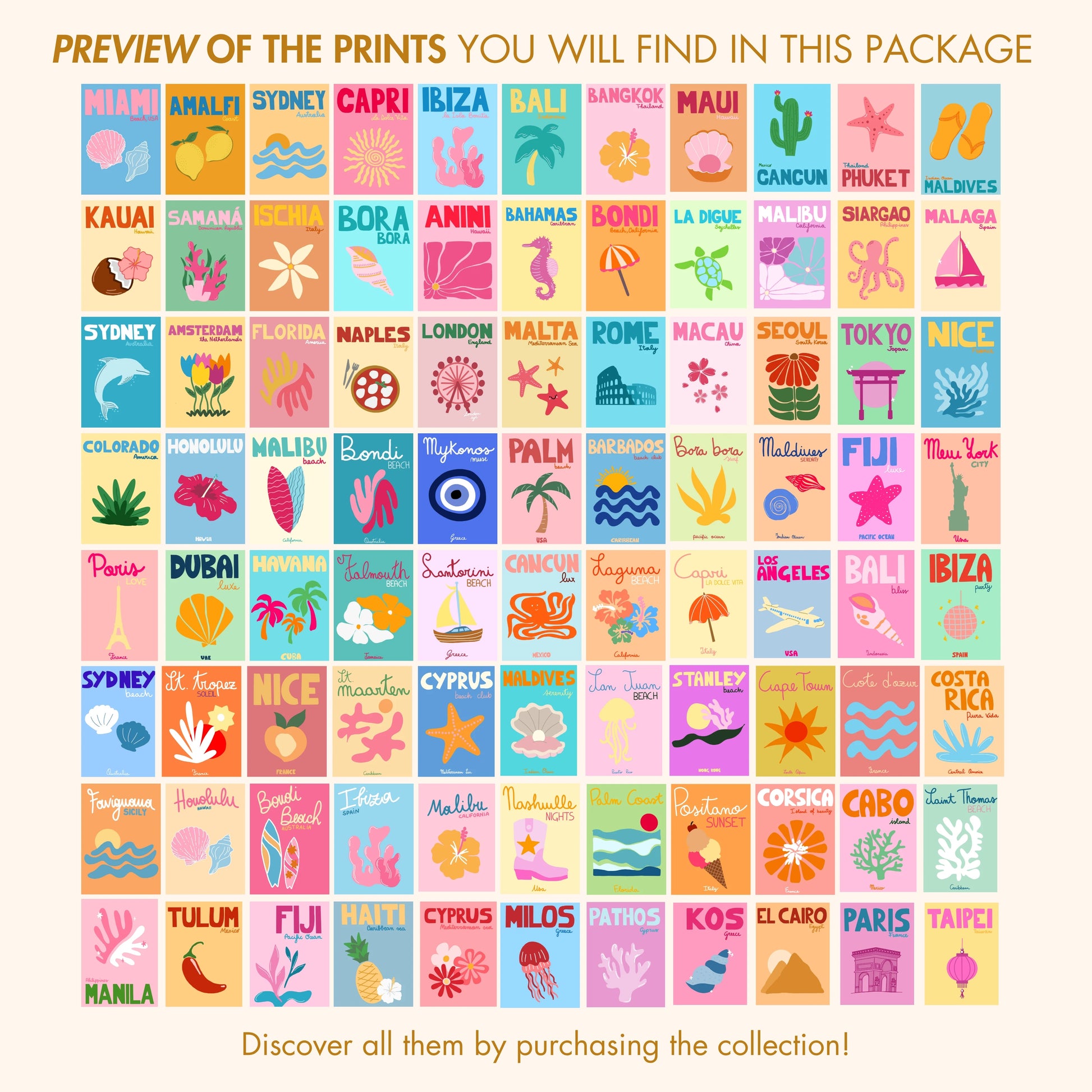 Handmade Summer Collection, over 560 Prints