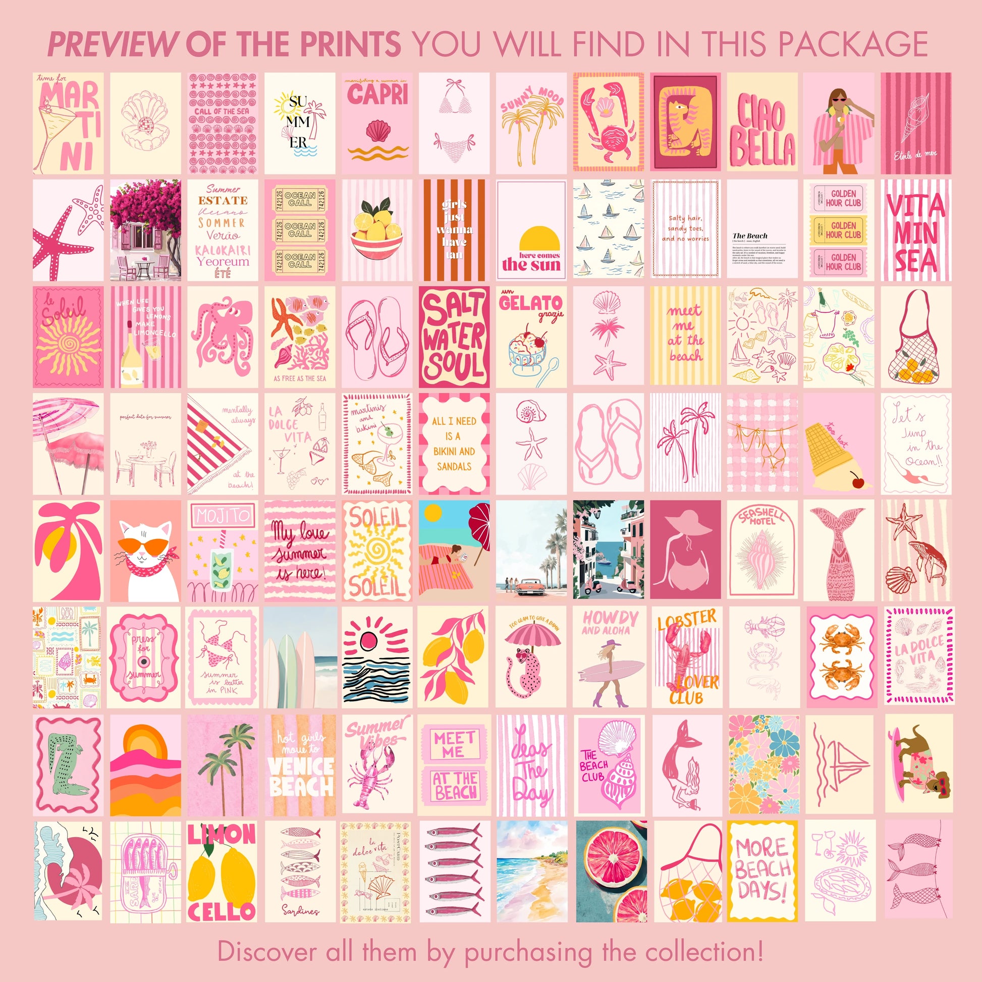 Handmade Summer Collection, over 560 Prints