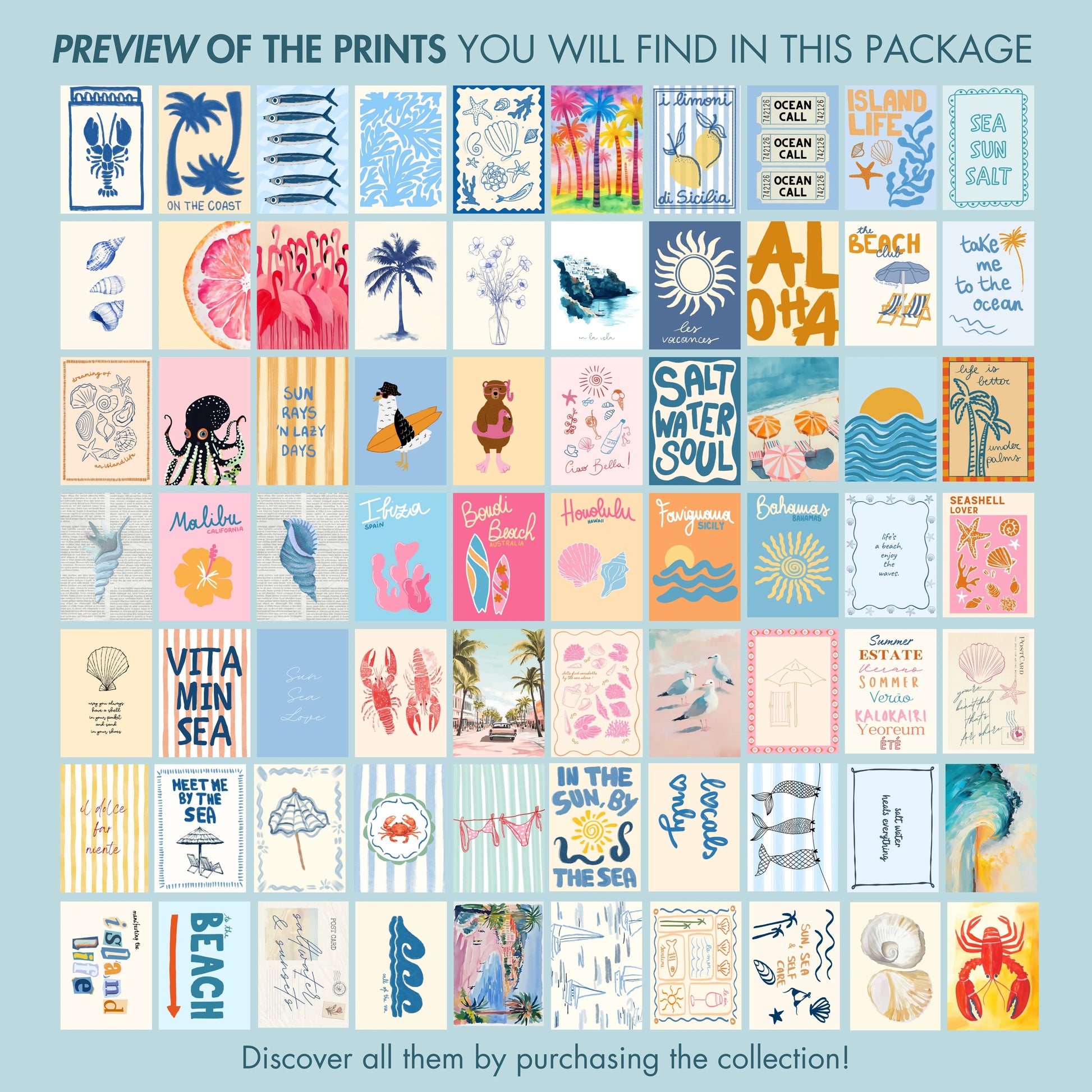 Handmade Summer Collection, over 560 Prints