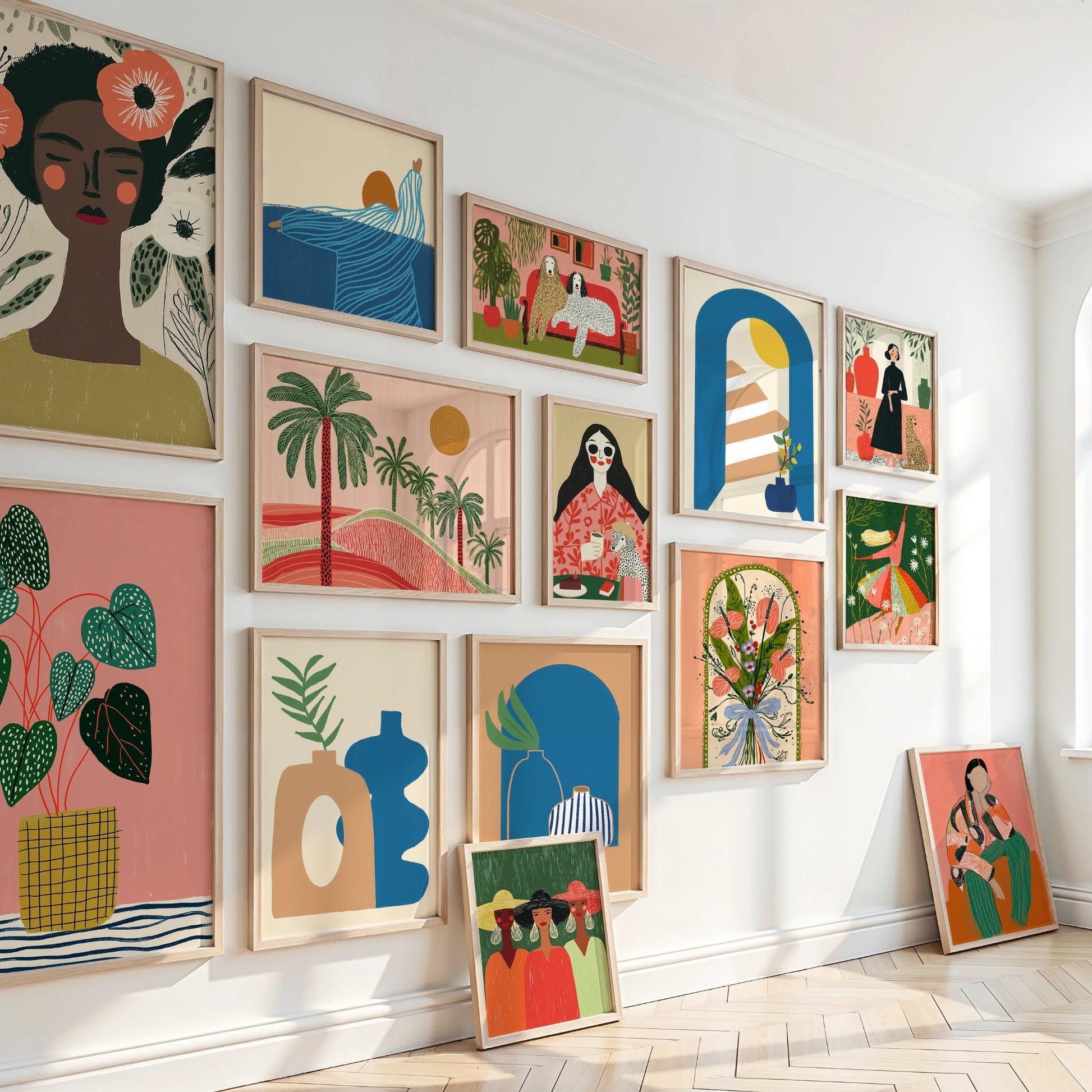 Bohemien fatto a mano, oltre 130 stampe