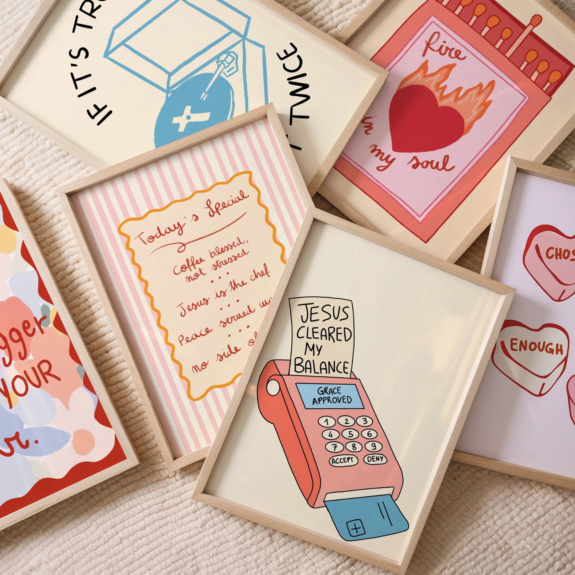 Handmade Trendy Christian, over 100 prints