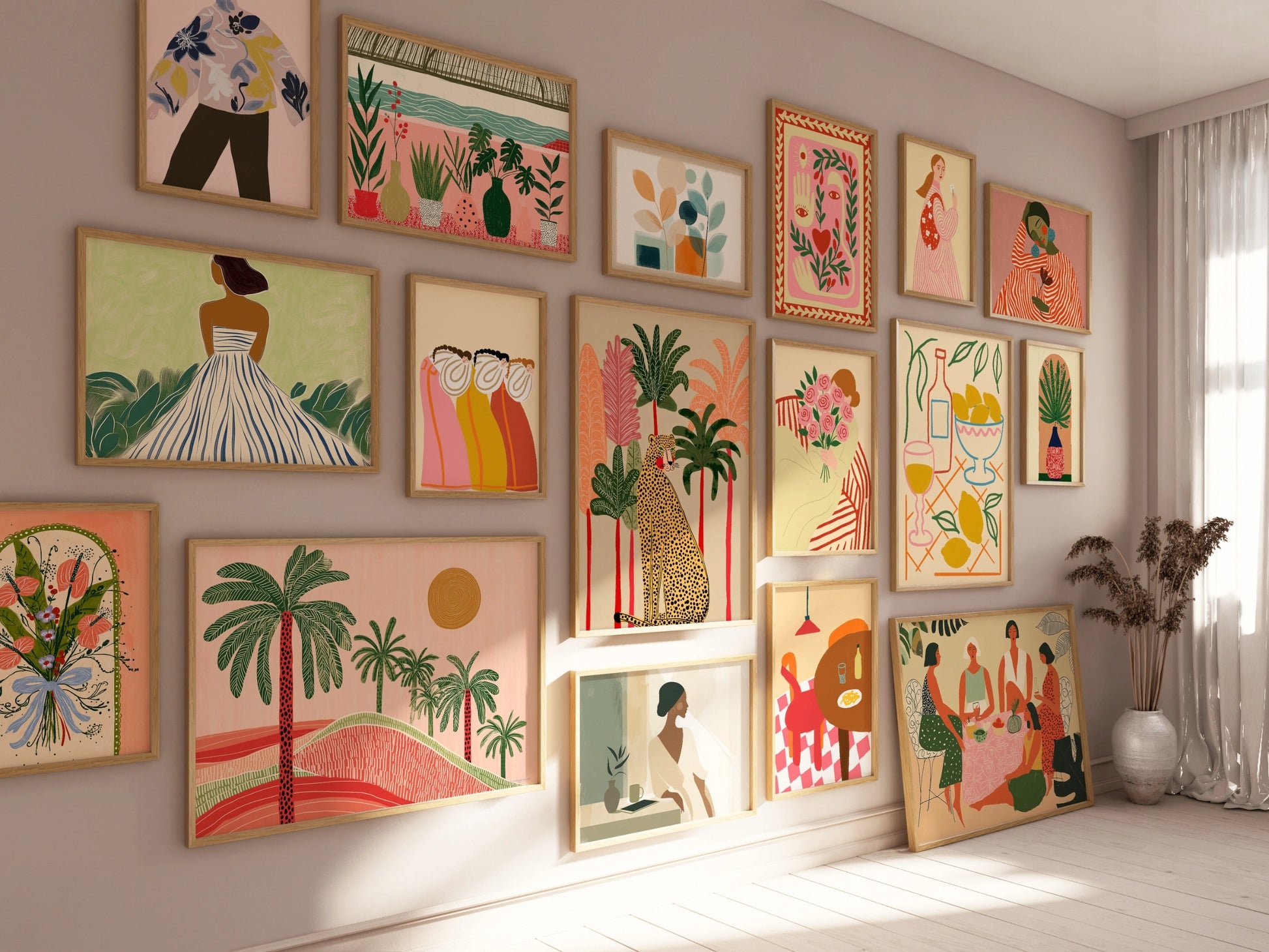 Bohemien fatto a mano, oltre 130 stampe