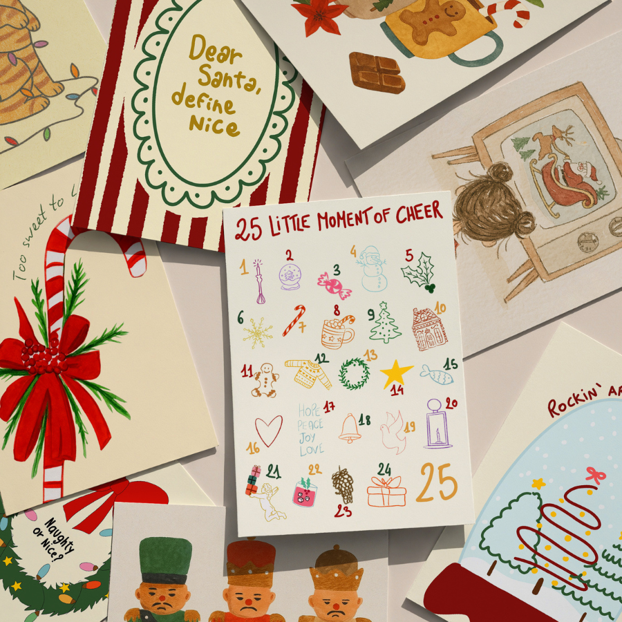 Handmade  Christmas Decor, over 170 prints