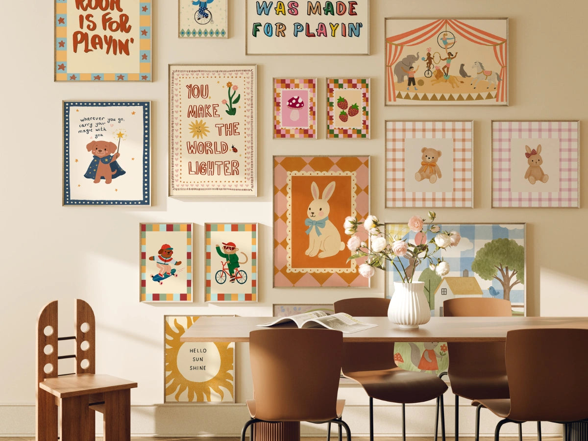 Handmade Nursery Decor, over 120 prints