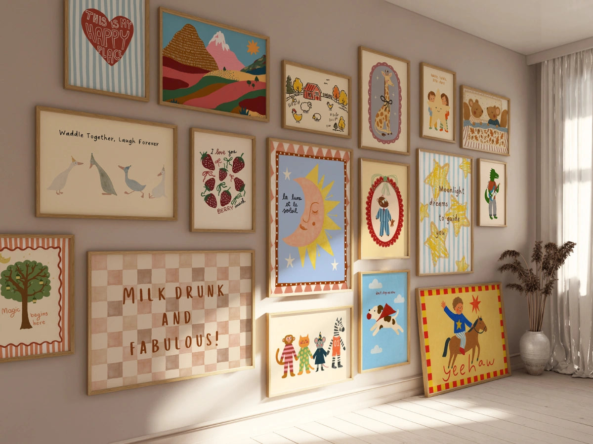 Handmade Nursery Decor, over 120 prints