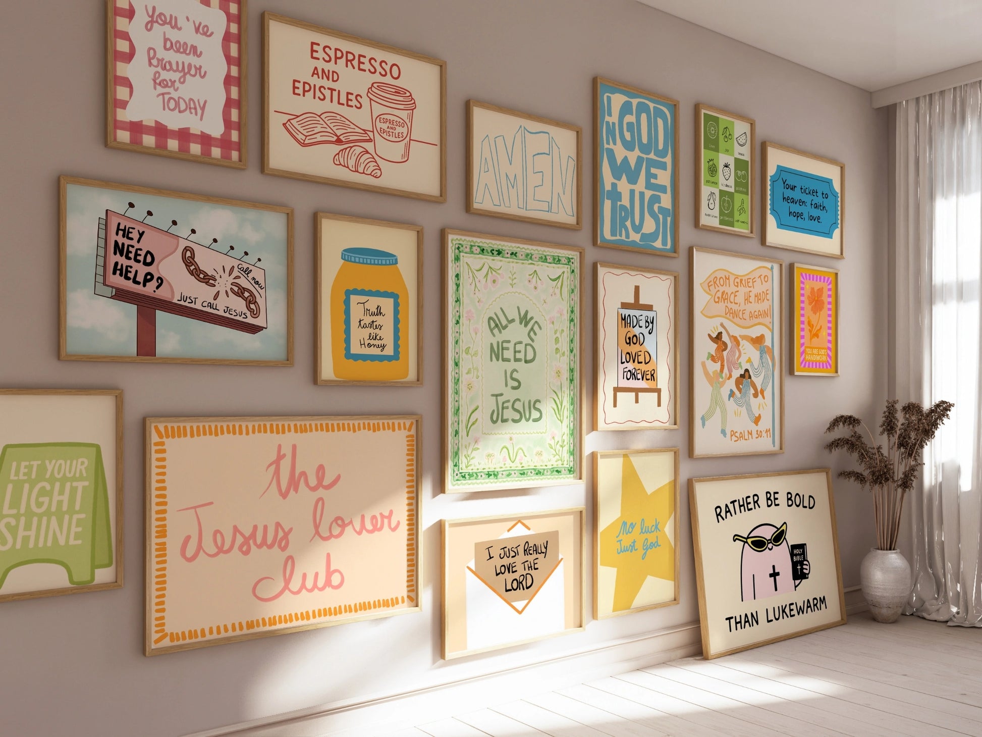 Handmade Trendy Christian, over 100 prints