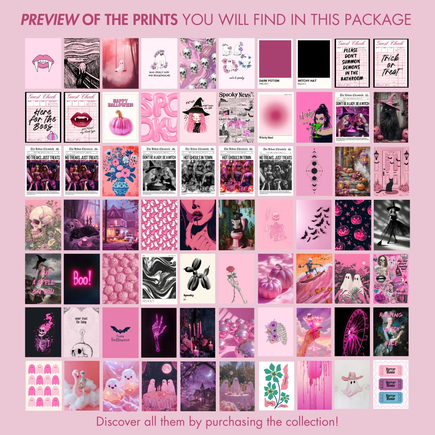 Halloween Wall Art Bundle, 1370+ Prints