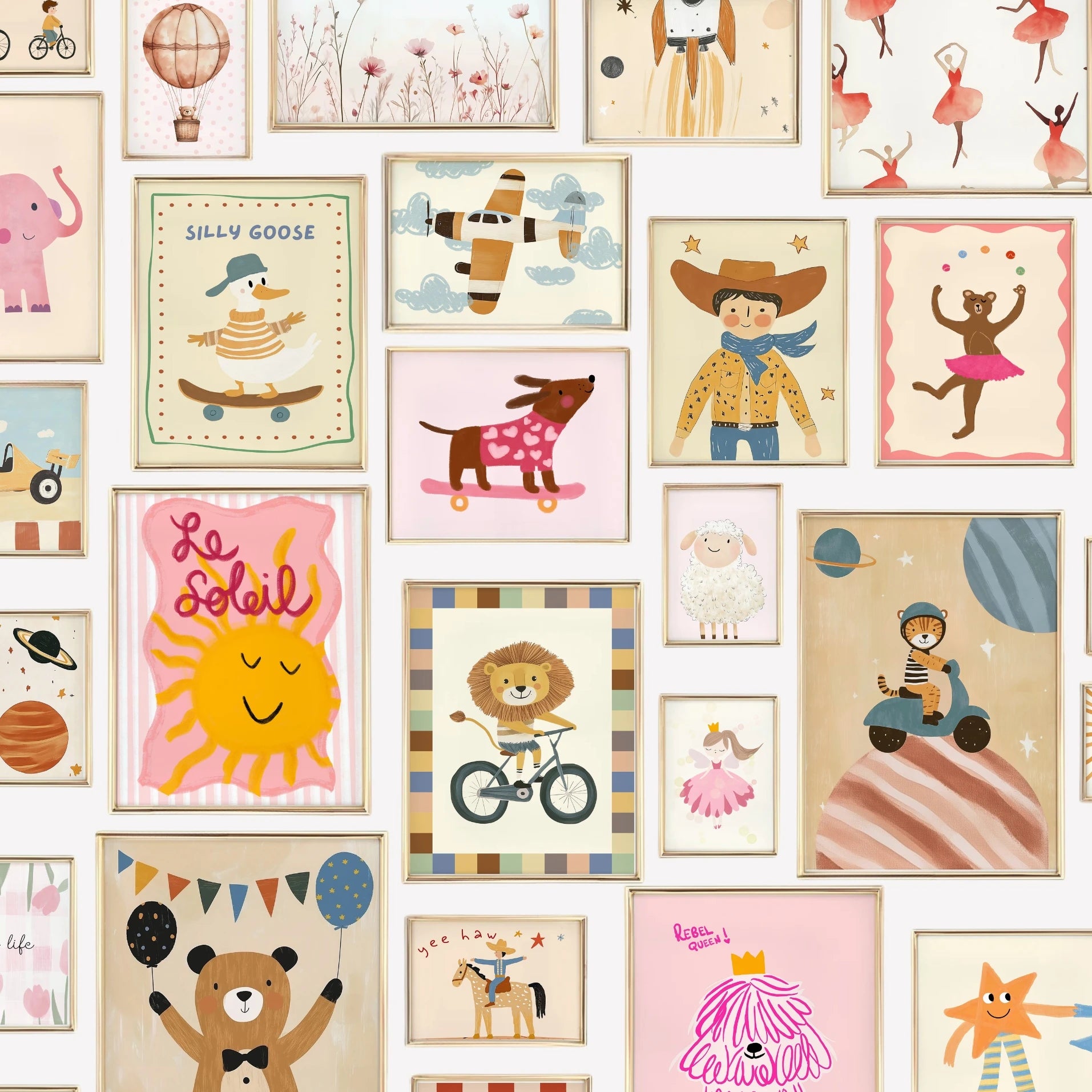 Handmade Boy and Girl Nursery, over 210 prints