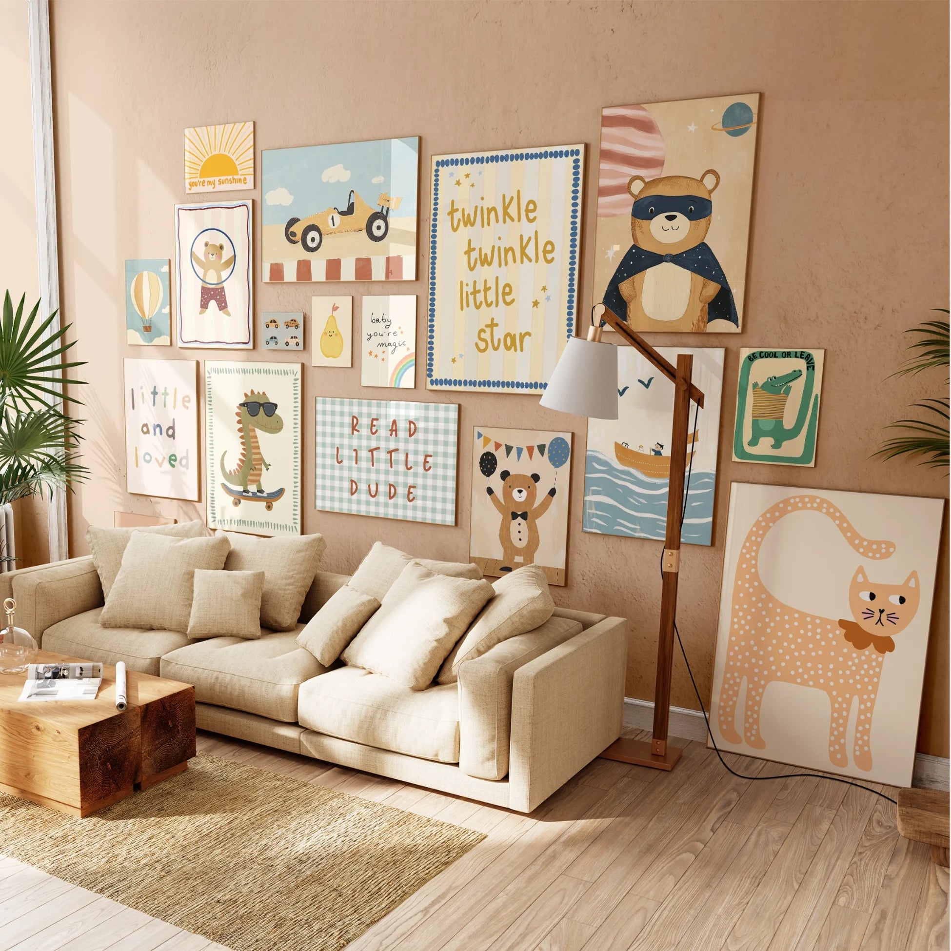 Handmade Boy Nursery, over 100 prints