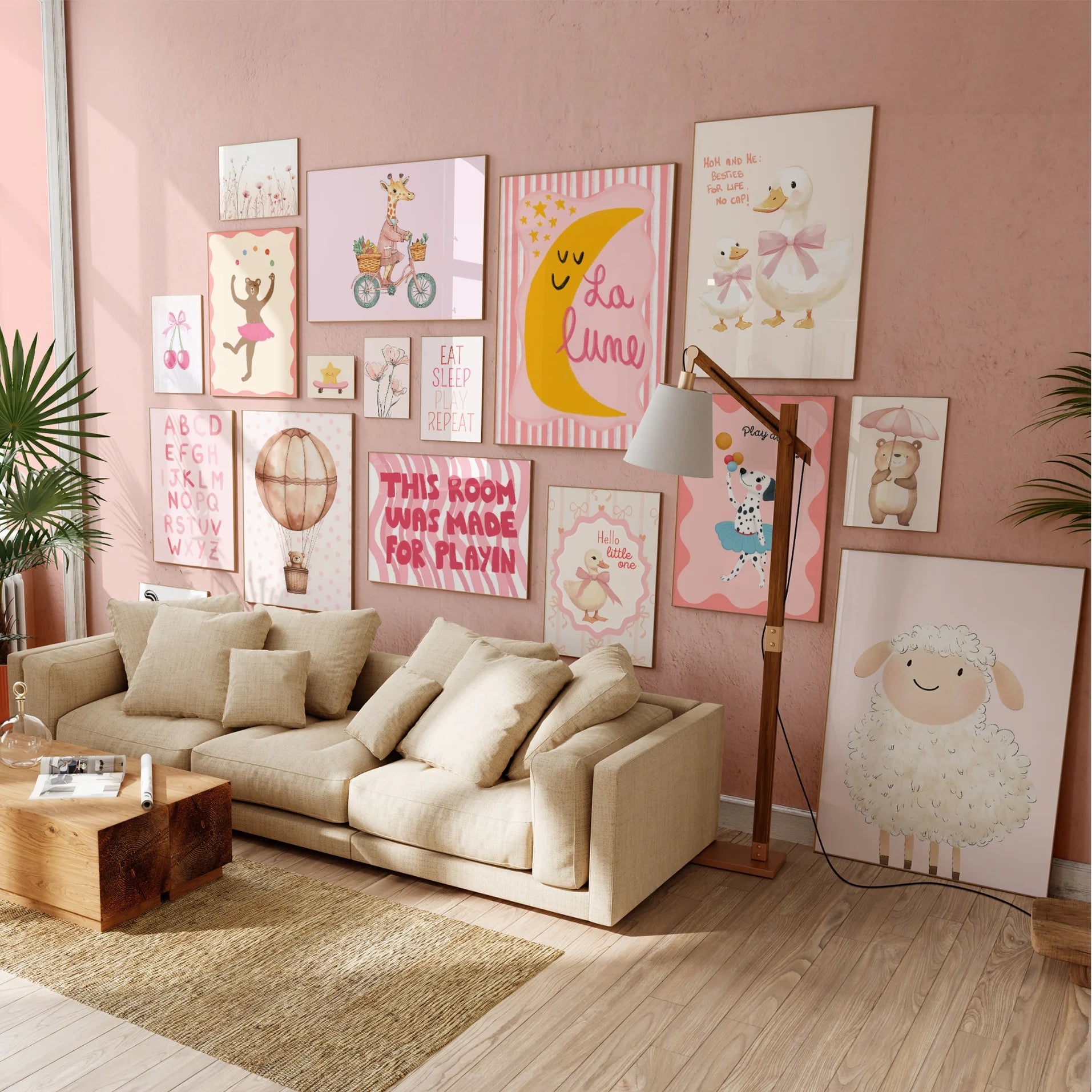 Handmade Boy and Girl Nursery, over 210 prints